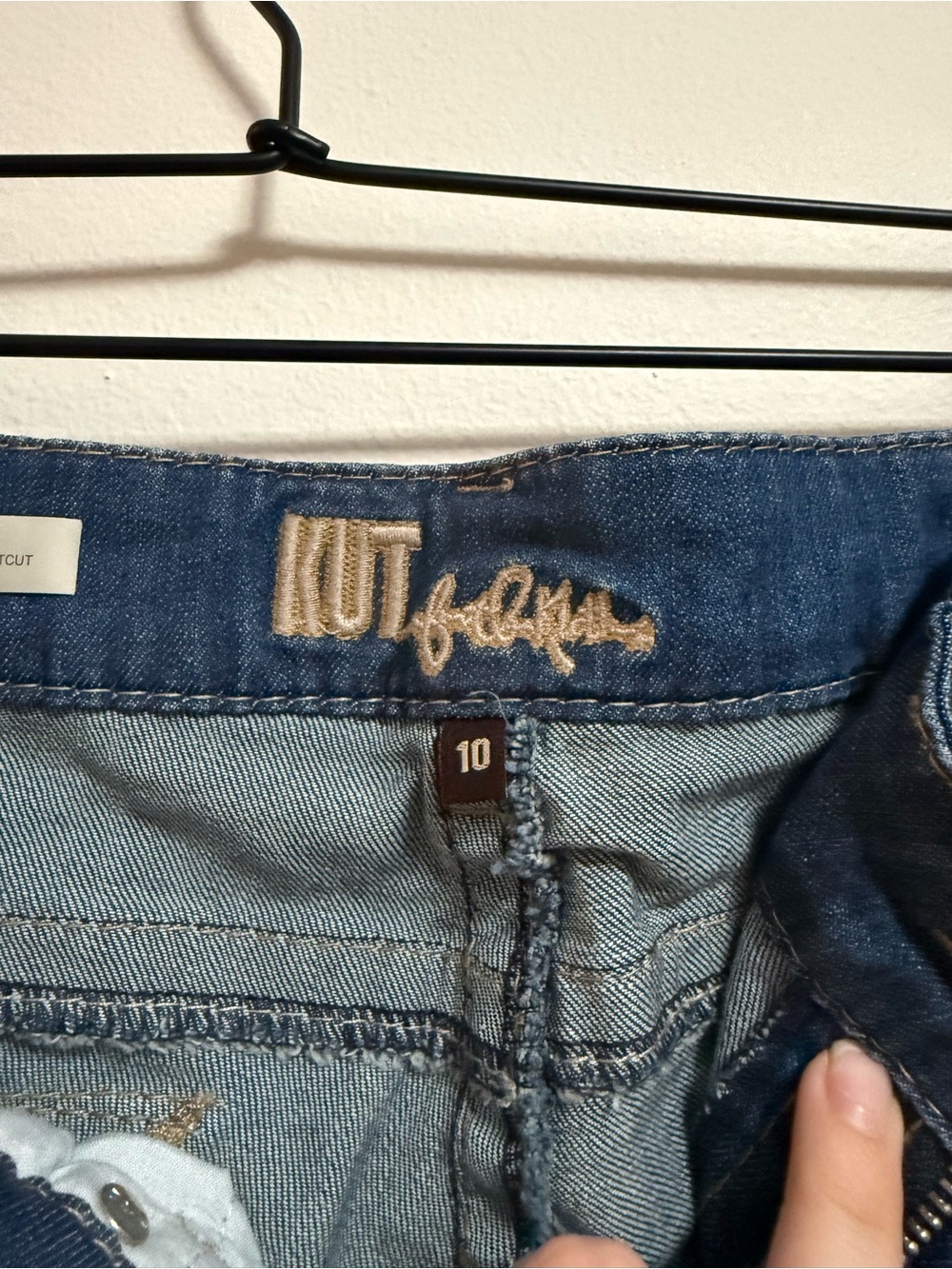 Kut from the Kloth Women's Medium-Dark Blue Boot Cut Jeans - Picture 3 of 5
